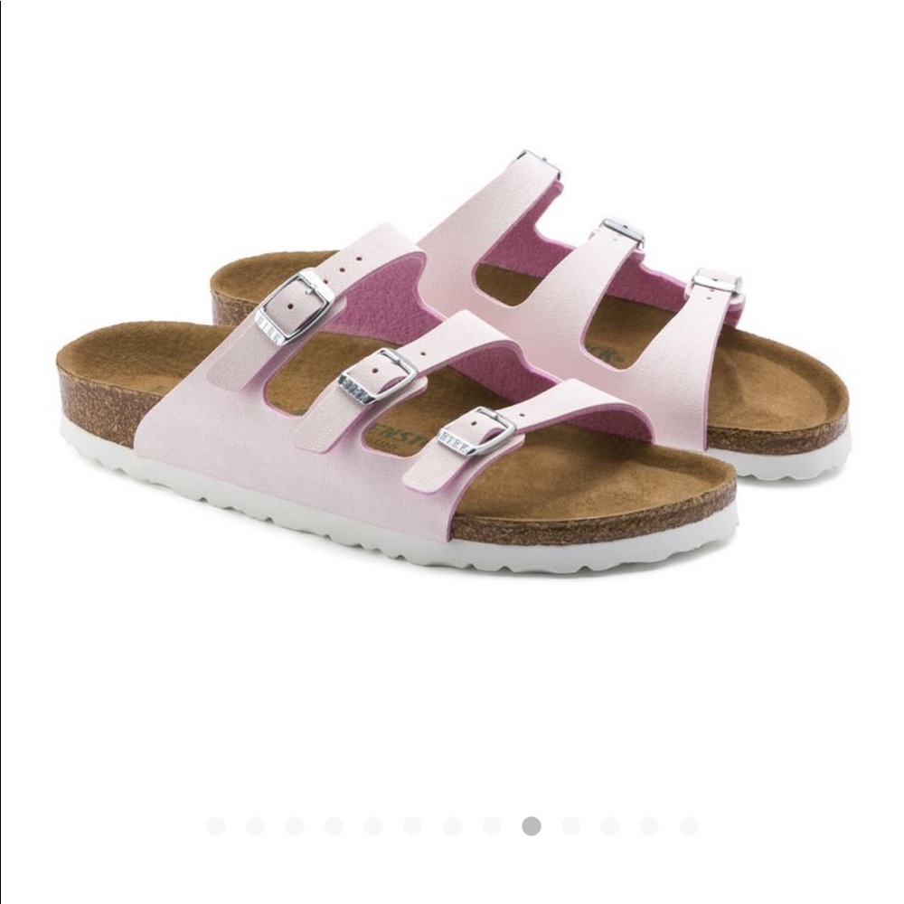 Birkenstock Birko Flor light pink sandle size 8